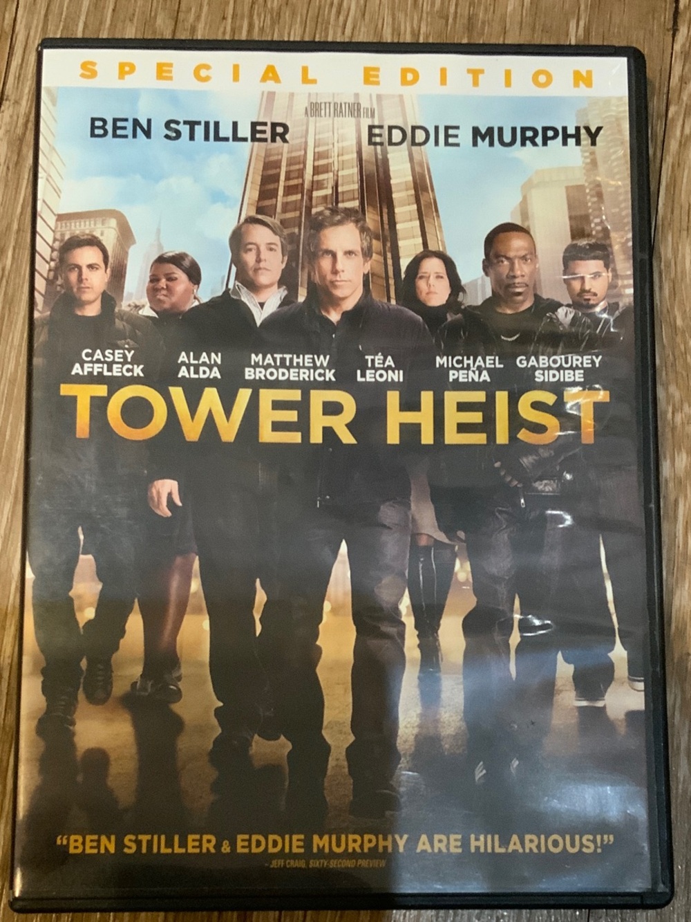 Tower Heist Special Edition DVD - Black & Yellow Cover